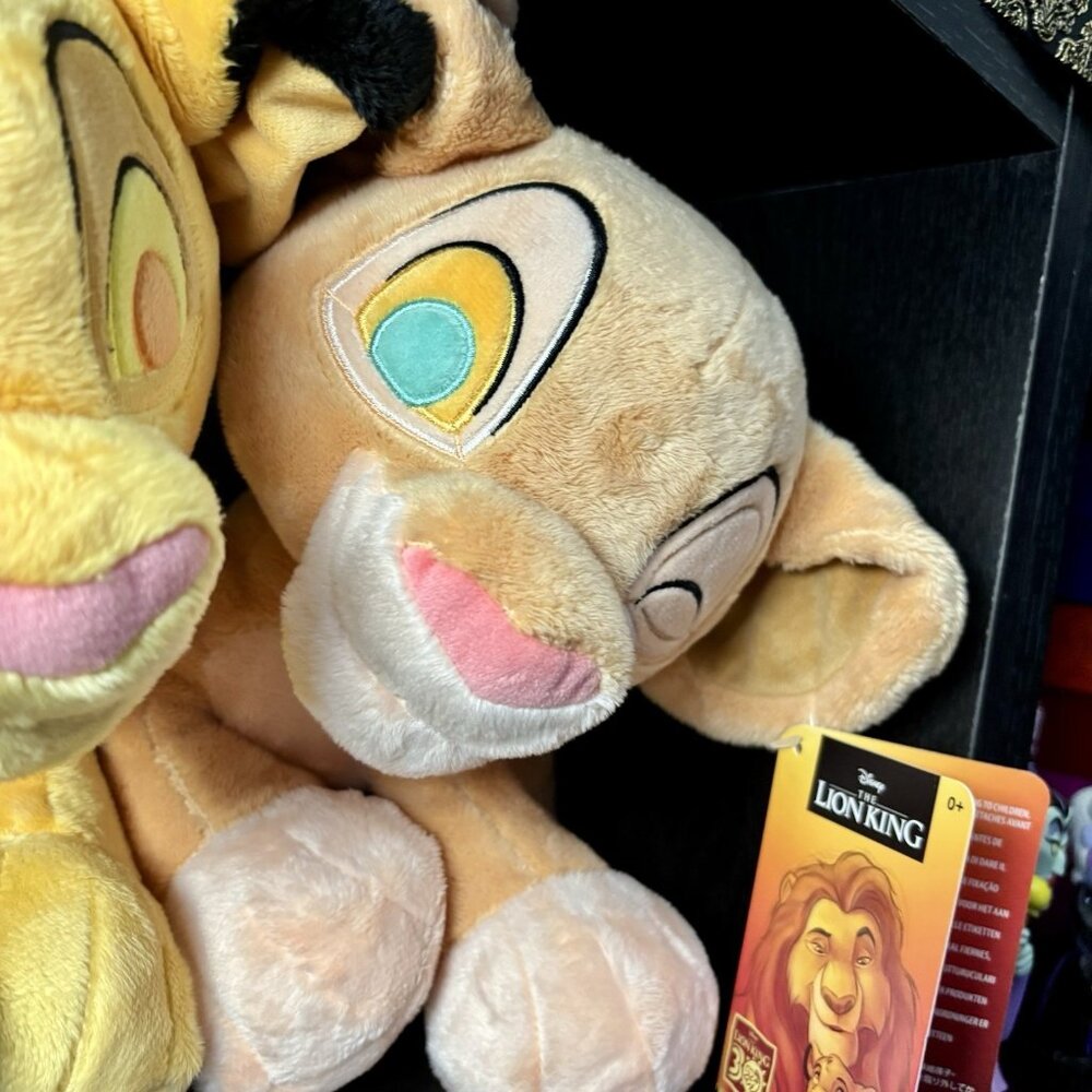 Disney Parks Simba and Nala Plush Set The Lion King 30th Anniversary 11" NWT - Picture 3 of 8